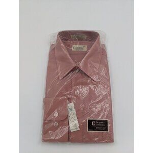 Vintage Men's Dress Shirt Size 16 x32/33 Jacques Corbeau Tapered Fit Disco